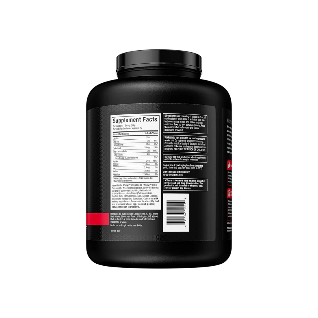 Nitro Tech Whey Gold - 5lbs (2.27kg) - 70 Servings