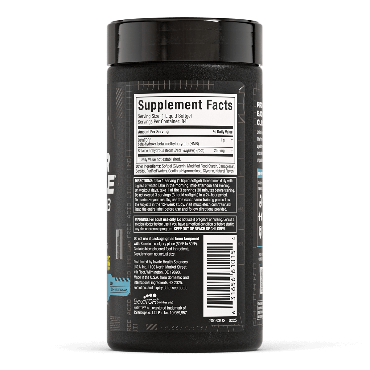 Clear Muscle Liquid HMB (84 Liquid Softgels)