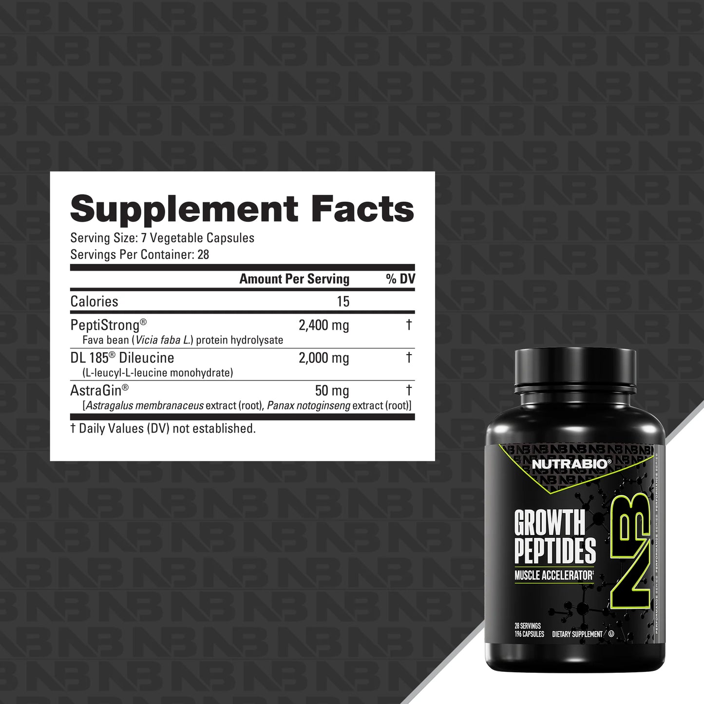Growth Peptides - 196 Capsules