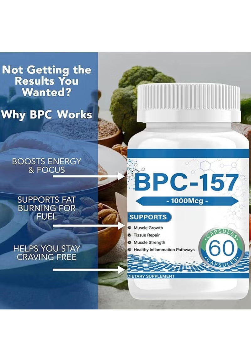 BPC- 157 Peptide Capsules - 1000mcg