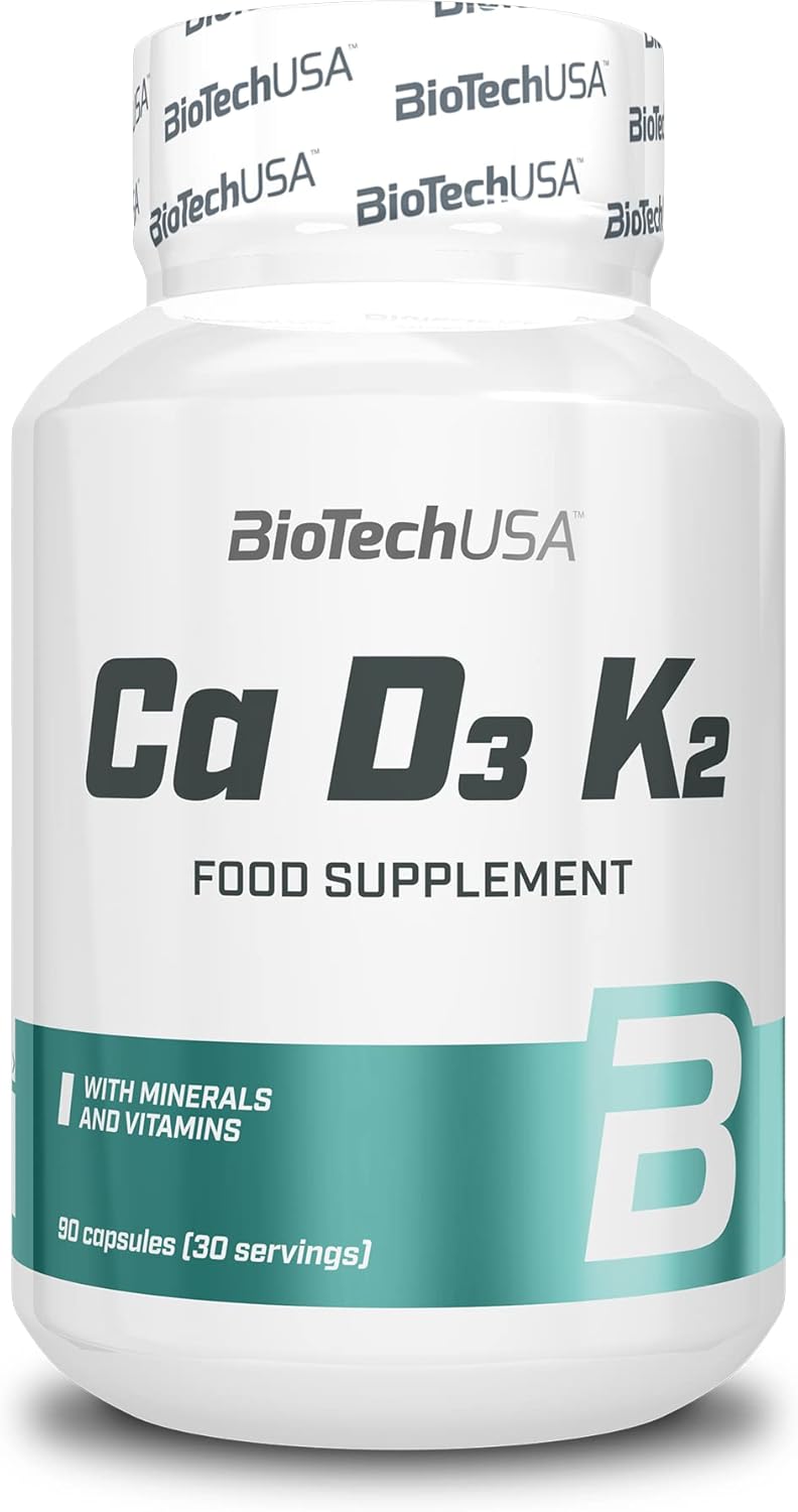 Ca D3 K2 - 90 Capsules - 30 Servings