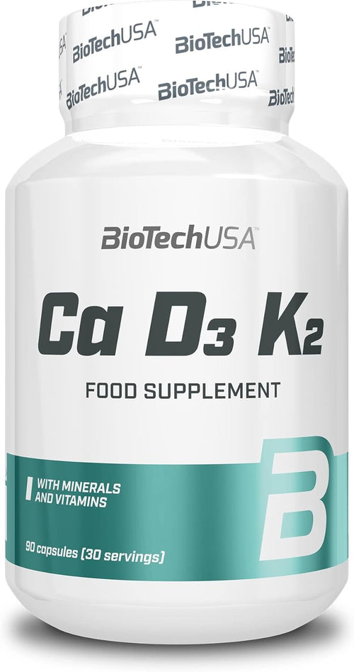 Ca D3 K2 - 90 Capsules - 30 Servings