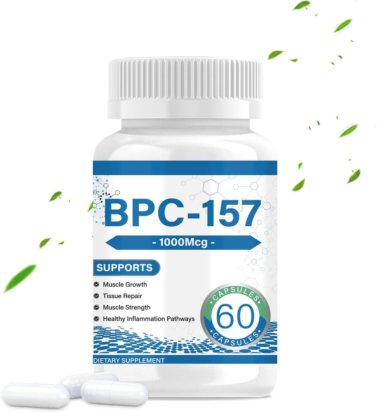 BPC- 157 Peptide Capsules - 1000mcg
