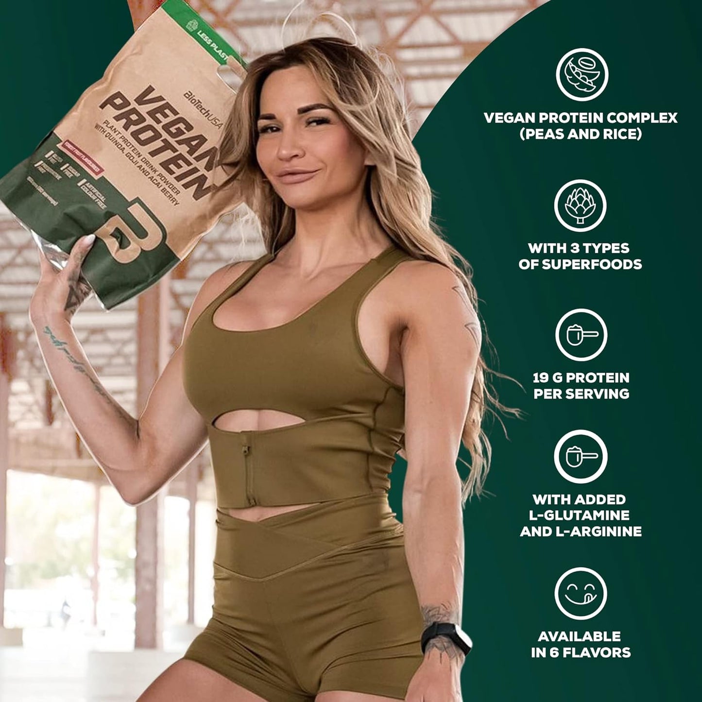Vegan Protein - 2000g - 80 servings