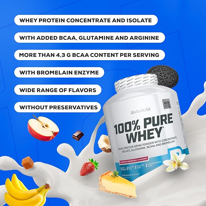 100% Pure Whey Protein - 2270g -  81 Servings