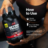 NitroTech Whey Protein - 4lbs - 40 servings