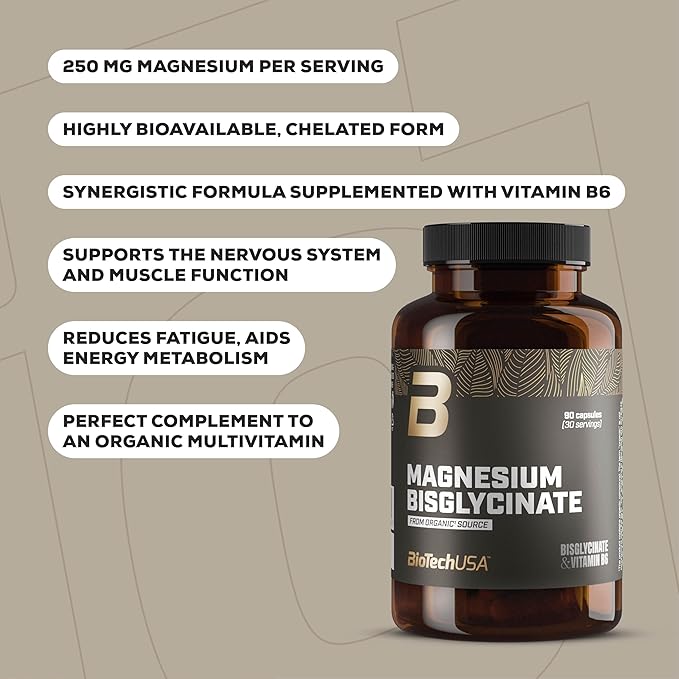Magnesium Bisglycinate - 90 Capsules