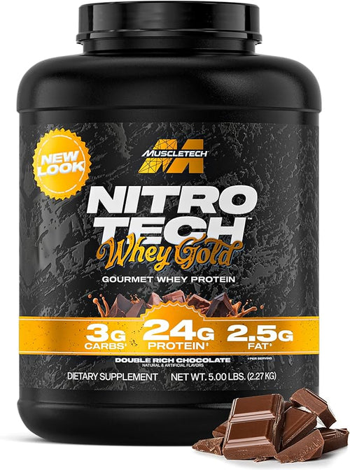 NitroTech 100% Whey Gold - 5lbs - 69 Servings