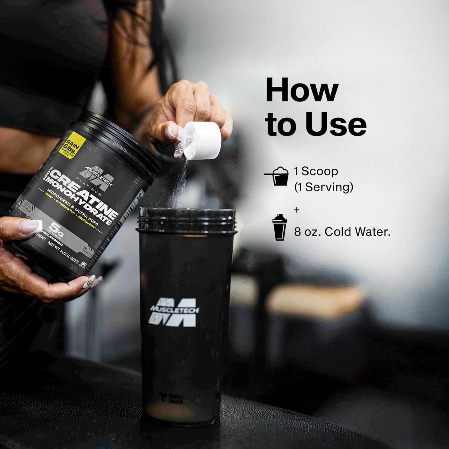 Platinum 100% Creatine Monohydrate - 80 Servings