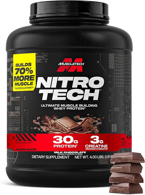 NitroTech Whey Protein - 4lbs - 40 servings