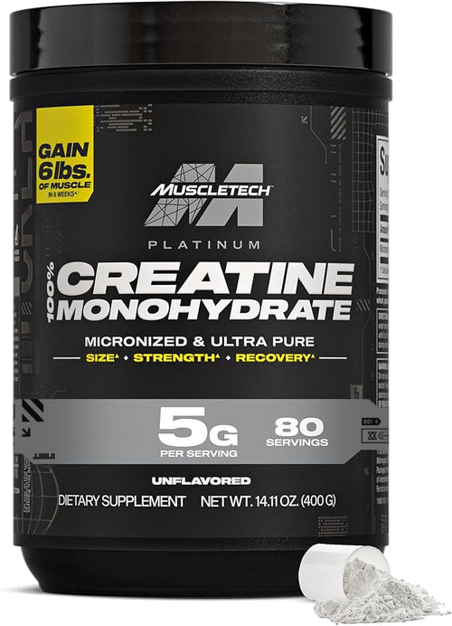 Platinum 100% Creatine Monohydrate - 80 Servings