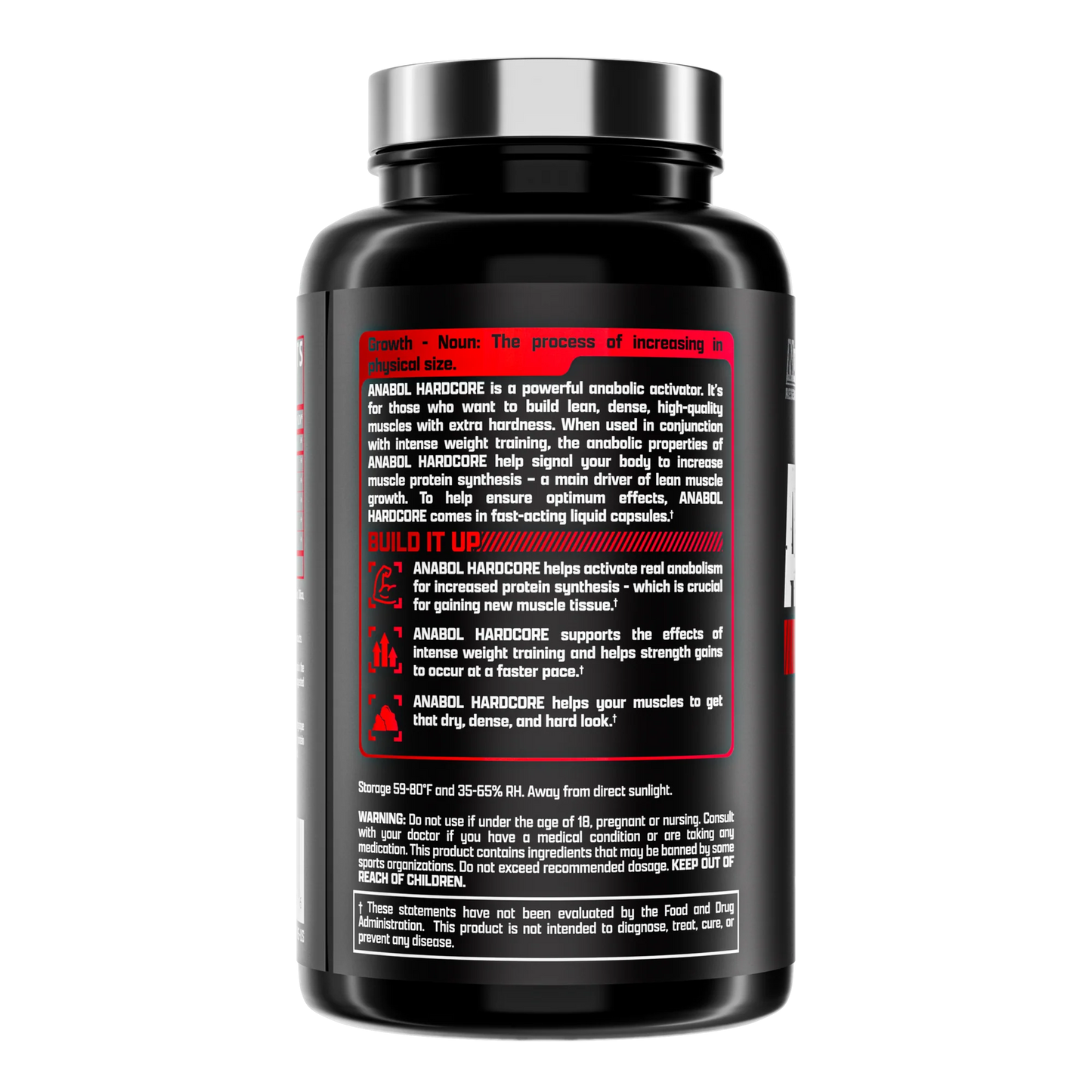Anabol Hardcore Anabolic Activator - 60 Liquid Capsules