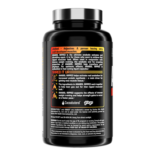 Anabol Ripped Anabolic Activator - 60 Liquid Capsules