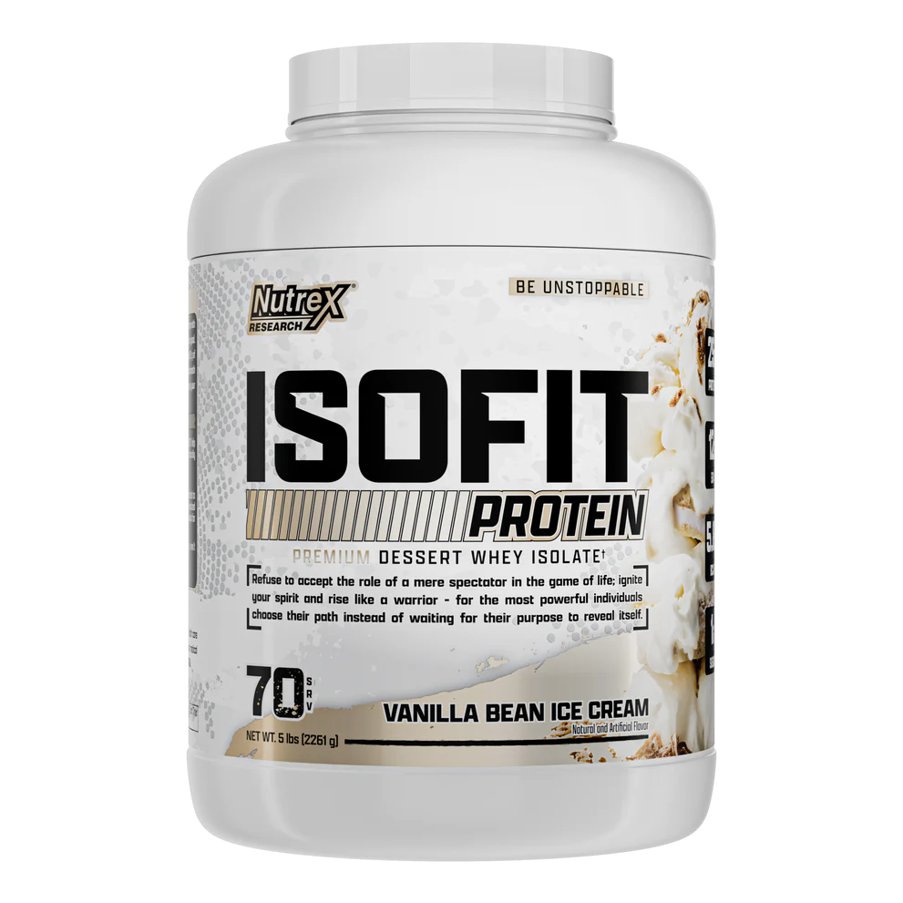 IsoFit Whey Isolate Protein - 5lbs (2.27kg) - 70 Servings