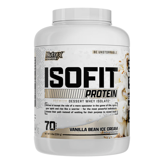 IsoFit Whey Isolate Protein - 5lbs (2.27kg) - 70 Servings