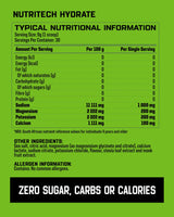 Hydrate Electrolytes 270g - 30 Servings