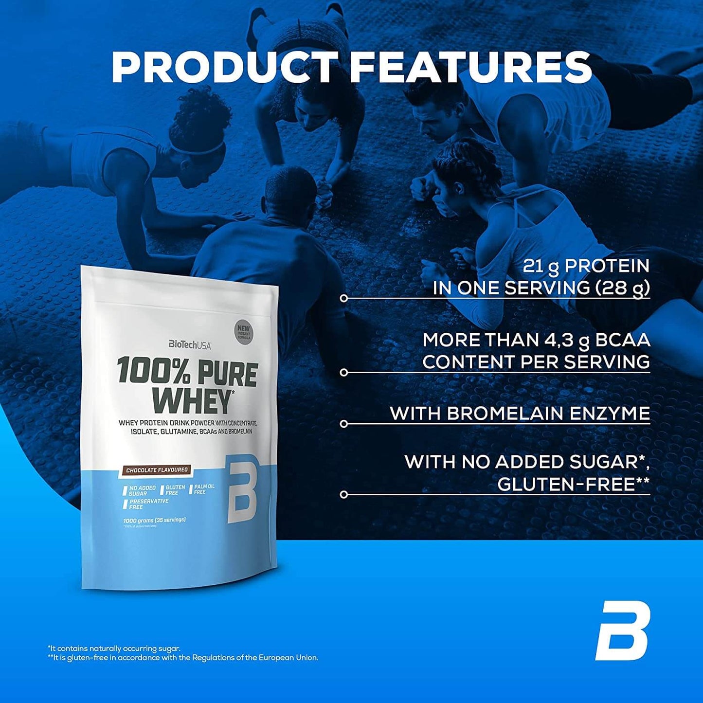Pure Whey Protein - 1000g - 35 servings