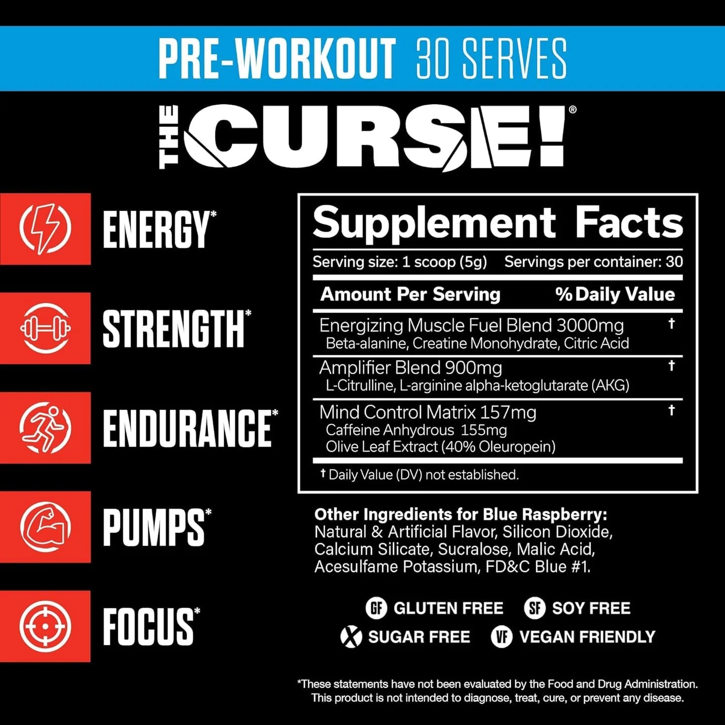 The Curse Pre-Workout - 30 Servings