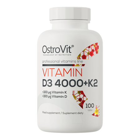Vitamin D3 4000 IU + K2  - 100 Servings
