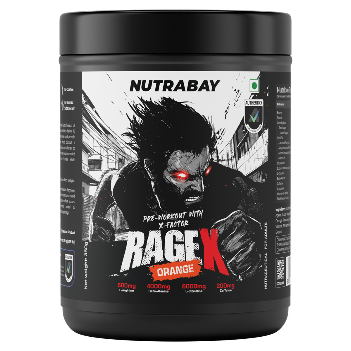 RageX Pre-Workout - 30 Servings