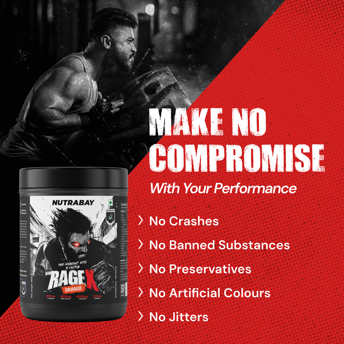 RageX Pre-Workout - 30 Servings