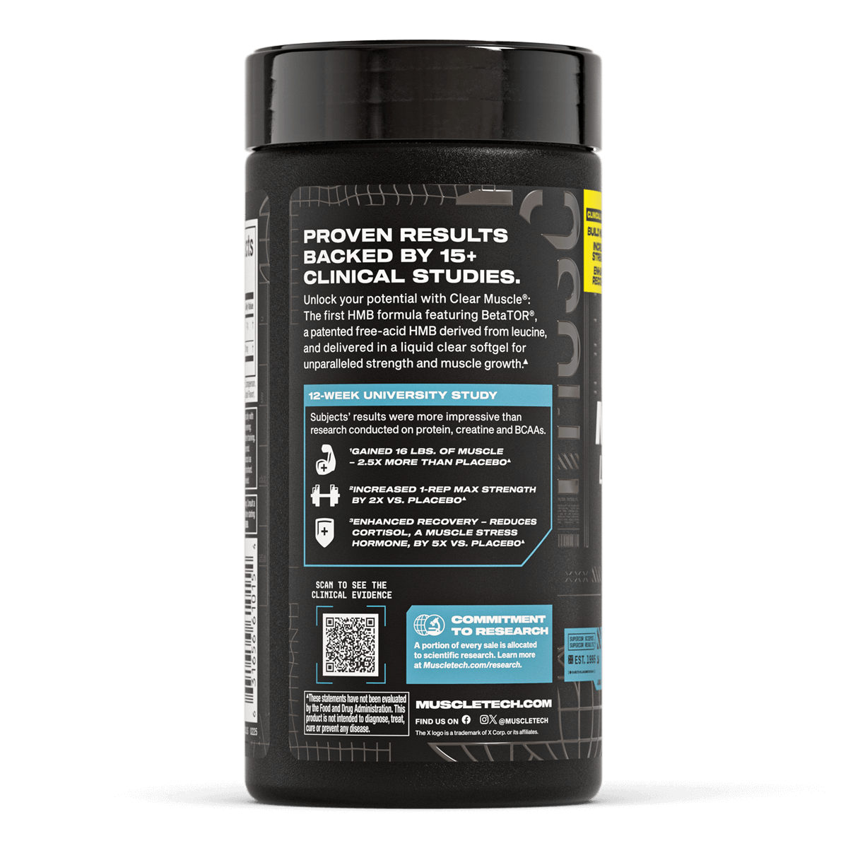 Clear Muscle Liquid HMB (84 Liquid Softgels)