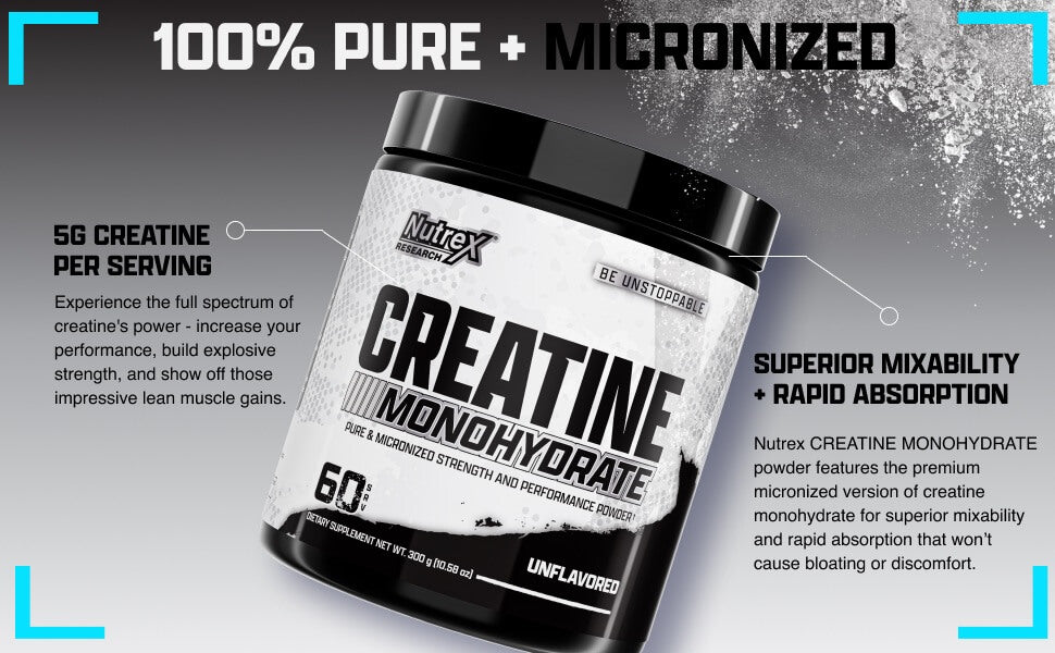 Creatine Monohydrate - 60 Servings