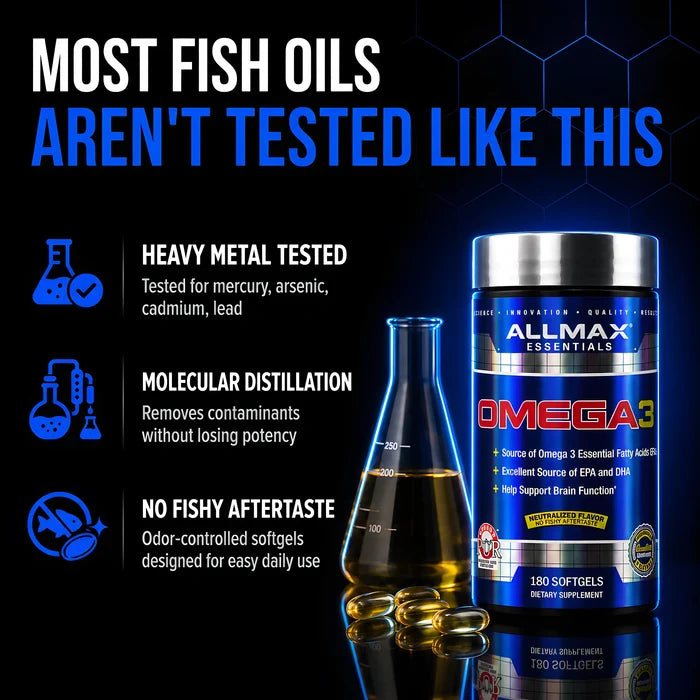 ALLMAX Omega 3 - 180 Softgels